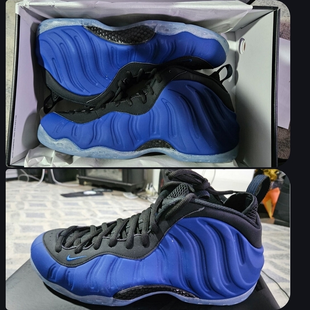 Jordan Blue and Black Sneakers